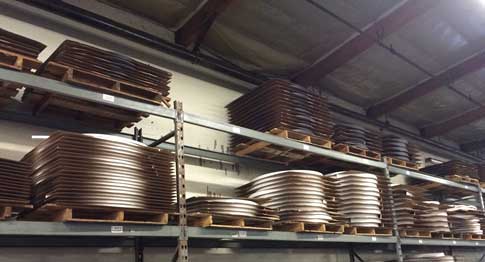 Extruded PVC profile stock